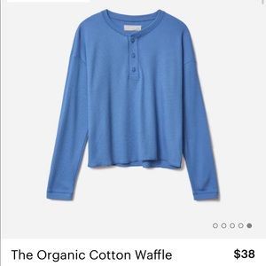 Brand New Everlane Blue Henley